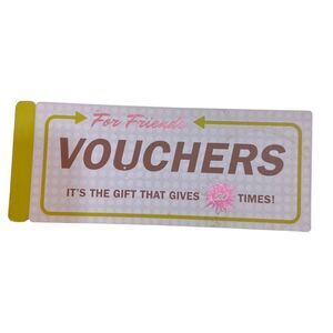 Knock Knock Vouchers For Friends The Gift That Gives 20 Times Booklet